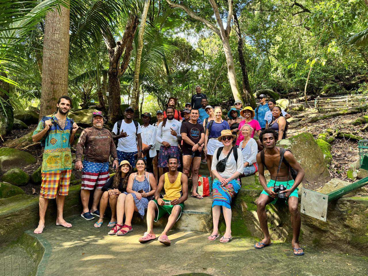 Les participants de l'école thématique aux Seychelles. Mahé. Juin 2024©Pascale Chabanet. IRD